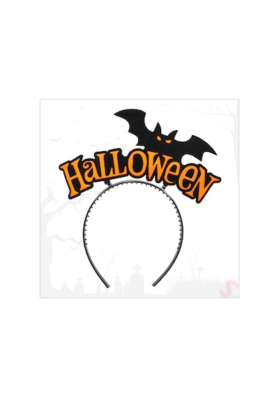 Halloween Yarasa Taç - Turuncu