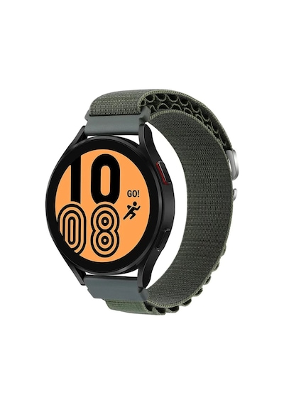 Watch 20mm Uyumlu Kr410 Kumaş Kordon - Yeşil