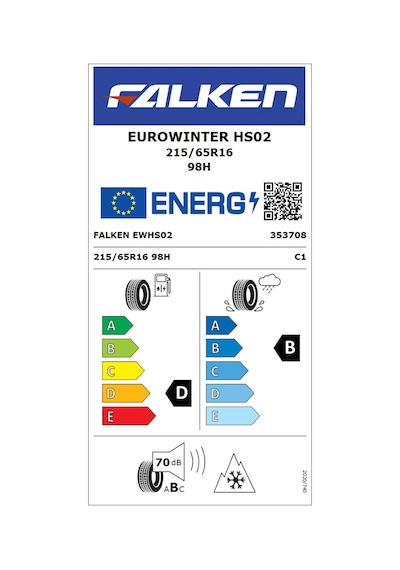 Falken 215/65 R16 98H EuroWinter HS02 Kış Lastiği 2026