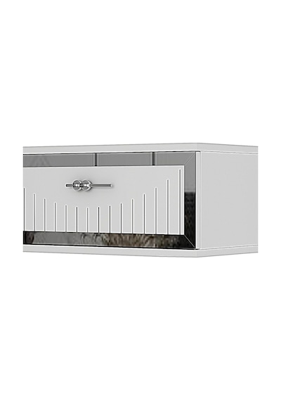Tda1206dbs Tuna120 Duvara Montaj Tv Stand Safirmeşe-beyaz-silver 120cm