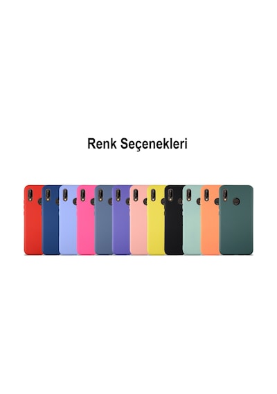 Huawei P20 Lite Kapak İçi Kadife Lansman Silikon Kılıf