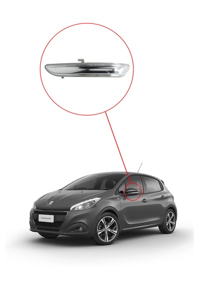 Peugeot 208 - Opel Corsa F Ayna Sinyali - Sol - 1607512580