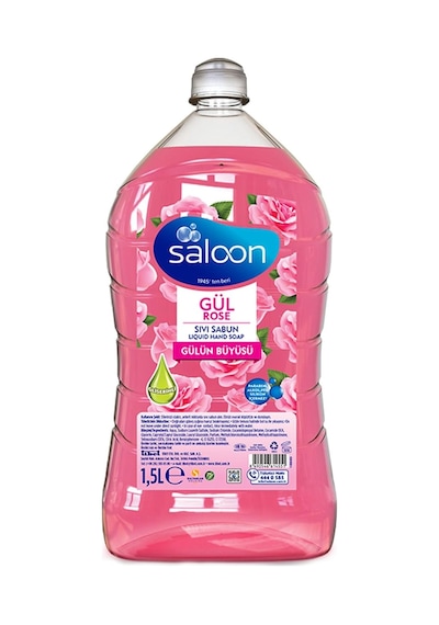 Saloon Sivi Sabun Gül 1,5 L Sku: Smg8690010436825