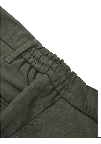 Deepsea Erkek Haki Likralı Beli Lastikli & İpli Dar Kesim Şık Kumaş Pantolon 2600572 Haki