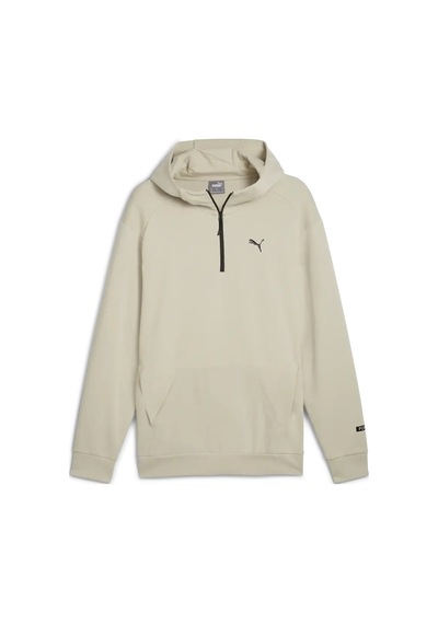 Puma Rad/cal Hooded Half-zip Bej Erkek Sweatshirt