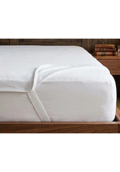 Bicomi Comfort Sıvı Geçirmez Köşe Lastikli 90x190 Pamuklu Alez Beyaz