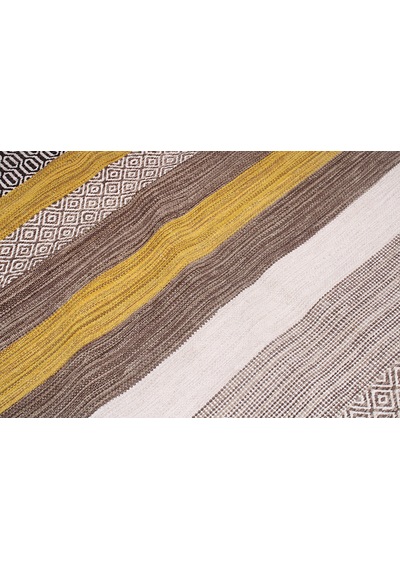 My Home Halı Trb-04 Sarı İskandinav El Dokuma Kilim Sarı