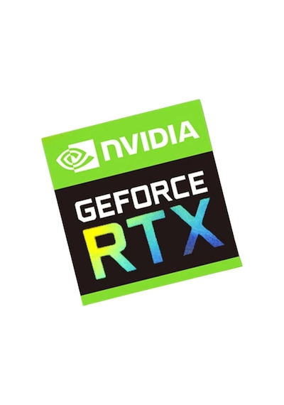 Nvidia Geforce RTX Sticker Etiket D50