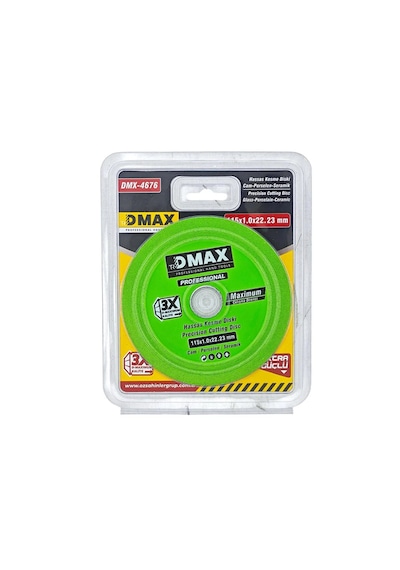 Dmax Cam Porselen Seramik Kesici Hassas Kesim 115 Mm X 1.0 X 22. 23 Mm