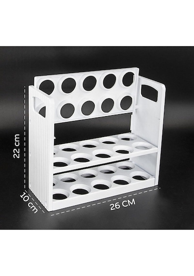 30 Bölmeli 3 Katlı Yumurtalık Organizer Buzdolabı Düzenleyici, Bpa İçermeyen Yumurta Saklama Kabı