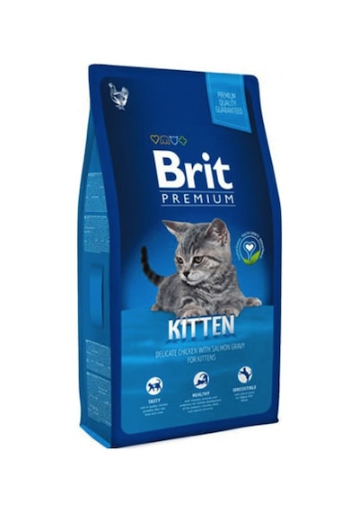 Brit Premium Kitten Tavuklu ve Somonlu Yavru Kedi Maması 8 KG