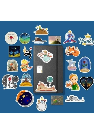 Küçük Prens/the Little Prince Sticker Paketi/bullet Journal Defter Çıkartma Ajanda Laptop Etiket Genel