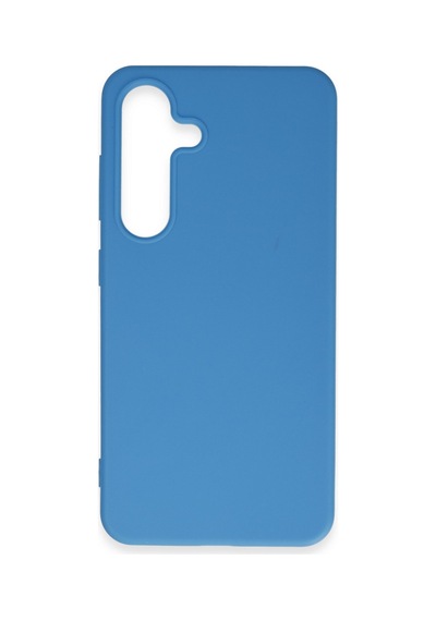 Samsung Galaxy  Uyumlu,  S24 Kılıf First Silikon - Mavi