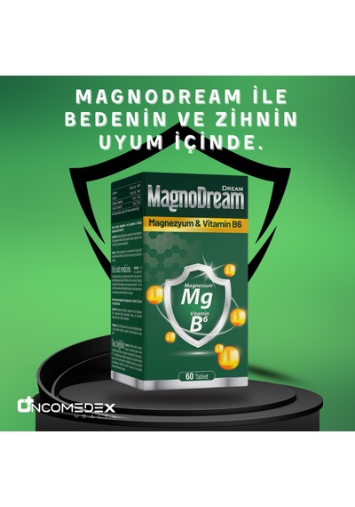 Dream Pharma Magnodream Magnezyum & Vitamin B6 60 Tablet