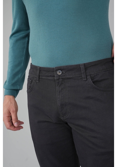 Bisse Antrasit Gabardin Pamuklu 5 Cepli Spor Pantolon Pns24k24004 D58 Antrasit