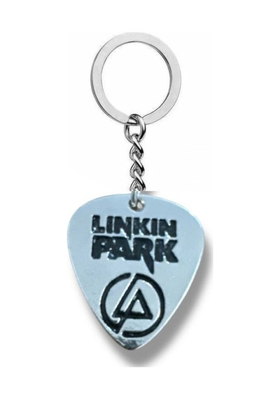 Linkin Park Rock Grubu Pena Şeklinde Çift Taraflı Rock İşaretli Metal Anahtarlık