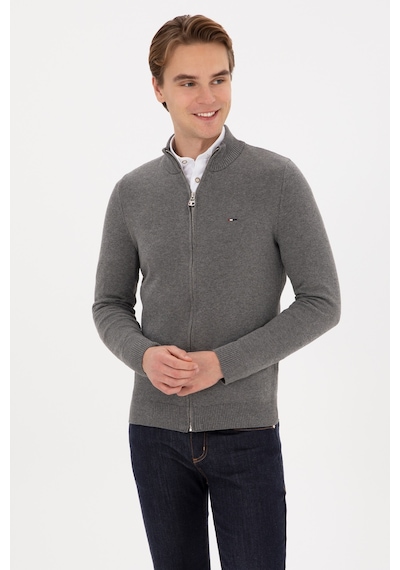 U.s. Polo Assn. Erkek Gri Melanj Hırka Triko 50313688-vr086 Grı Melanj
