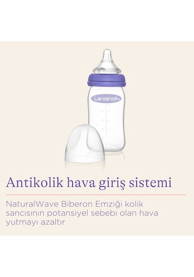 Lansinoh Natural Wave 160 ML Cam Biberon Lansinoh Natural Wave 160 ML Cam Biberon