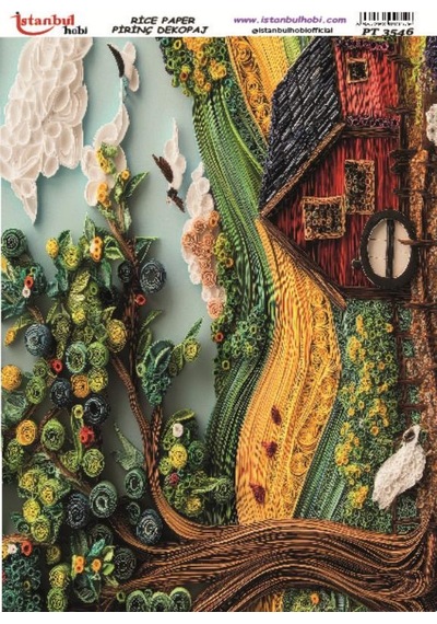Pirinç Dekopaj Kağıdı 30x42cm Pt-3546
