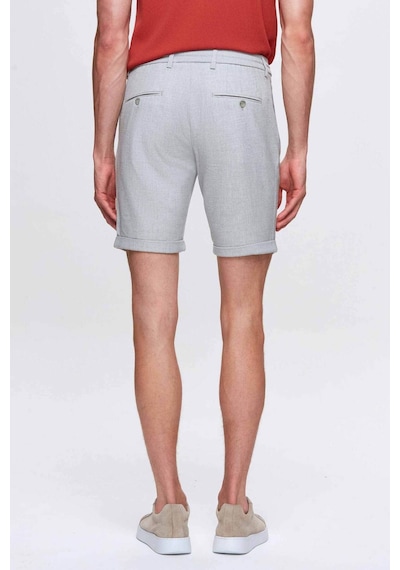 D's Damat Ds Damat Bej Beli Lastikli Bağcık Detaylı Duble Paça Viskonlu Jogger Şort 0HC13ORTBT189 Bej