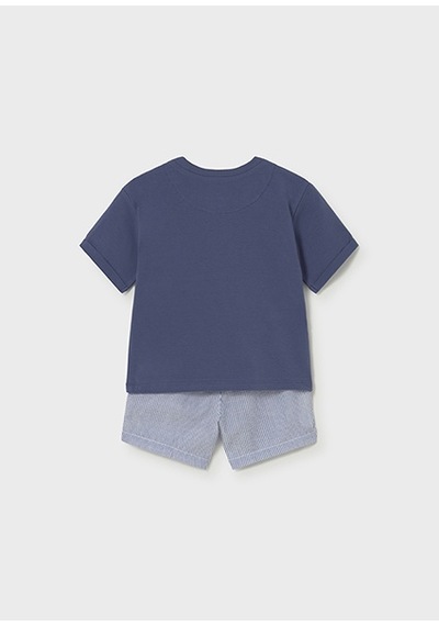Mayoral Erkek Bebek Şort T-shirt Takım Lacivert 01228 Lacivert