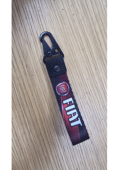 Fıat Bez Oto-moto Anahtarlık Kaliteli Aksesuar Cift Taraflı Bask