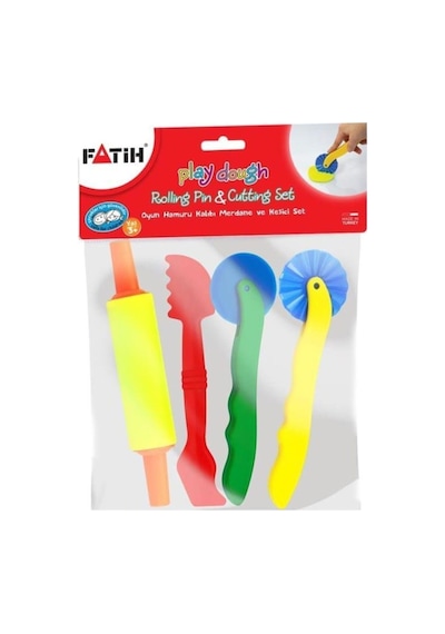Fatih Oyun Hamuru Merdane Ve Kesici Seti 50730