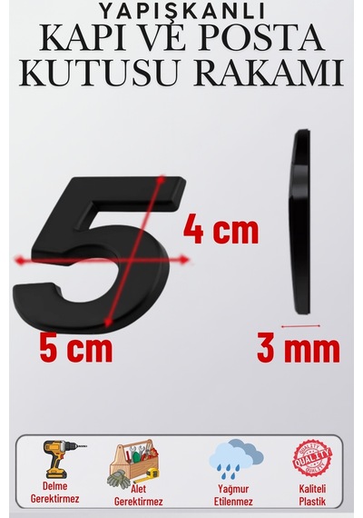 Mat Siyah Yapışkanlı 5 Cm Kapı Numarası 5 Küçük Boy 50 Mm Kapı No Rakam Sayı Daire, Posta Kutusu, Otel Oda No, Asansör, Kat Planı, Araç Model Ve Apartman İçi İçin Kendinden Yapışkanlı Krom Numaratör 5 5 Mat Siyah Yapışkanlı 5 Cm Kapı Numarası 5 Küçük Boy 50 Mm Kapı No Rakam Sayı Daire, Posta Kutusu, Otel Oda No, Asansör, Kat Planı, Araç Model Ve Apartman İçi İçin Kendinden Yapışkanlı Krom Numaratör 5 5