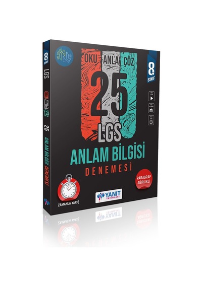 8. SINIF ANLAM BİLGİSİ 25 DENEME  - YANIT