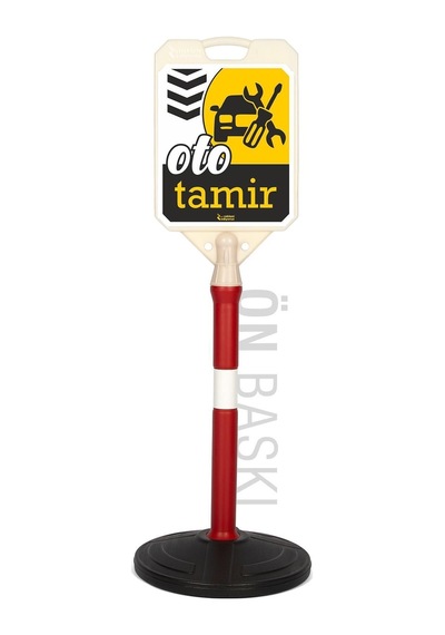 Oto Tamir Yönlendirme Ve Bariyer Uyarı Dubası Sarı