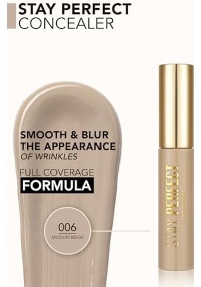 Doğal Bitişli Kapatıcı Soğuk Alt Ton - Perfect Concealer - 006 Medium - 8682536085540