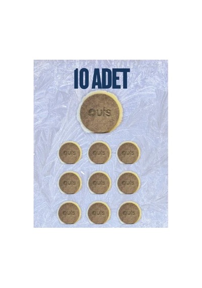 10 Adet Ufs Beyaz Tüy Agresif Polisaj Keçesi 160mm Eko Seri