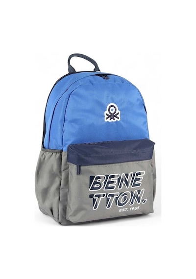 Benetton Mavi/gri Unisex Okul Sırt Çantası Ben03845