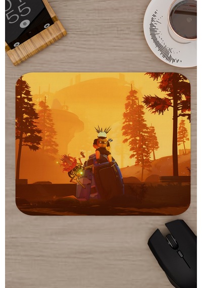 Risk Of Rain Kaymaz Dikişli Kauçuk Oyuncu Mousepad V1 - 22x18 Gaming Mouse Pad Fare Altlığı