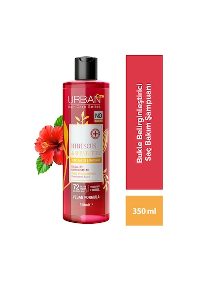 Hibiscus & Shea Butter Kıvırcık Ve Dalgalı Saçlara Özel Şampuan Set 2x350ml-sülfatsız-vegan