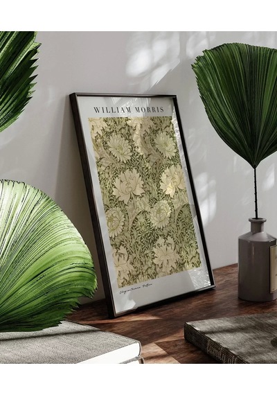 Çerçevesiz Poster William Morris Kasımpatı Deseni