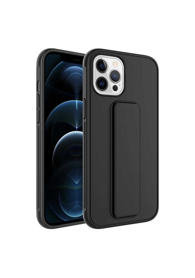 Apple Uyumlu iPhone 12 Pro Max Kılıf Qstand Kapak