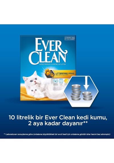 Litterfree Paws Esanslı Kedi Kumu Tozsuz Formül 6 Lt