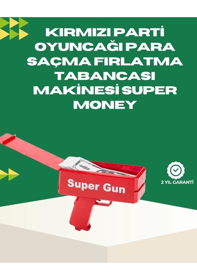 Elektrikli Money Gun Oyuncak Parti Tabancası Mh-hs4492-4763