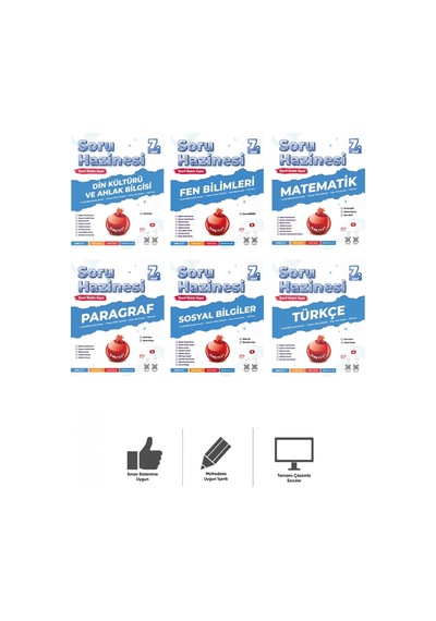 7. Sınıf Prestij Soru Hazinesi 6 Kitap Nartest Yayıncılık