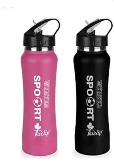 Matara 700 Ml Paslanmaz Çelik Suluk Paslanmaz Spor Model Pembe - Pembe