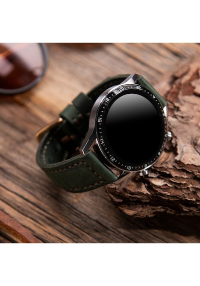 Vagave Huawei Watch 4 GT2E GT3 Pro 20 - 22 MM Deri Kordon