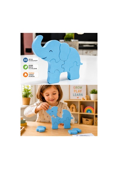 3d Fil Puzzle Çocuk Eğitici Oyuncak Pla Montessori Yapboz
