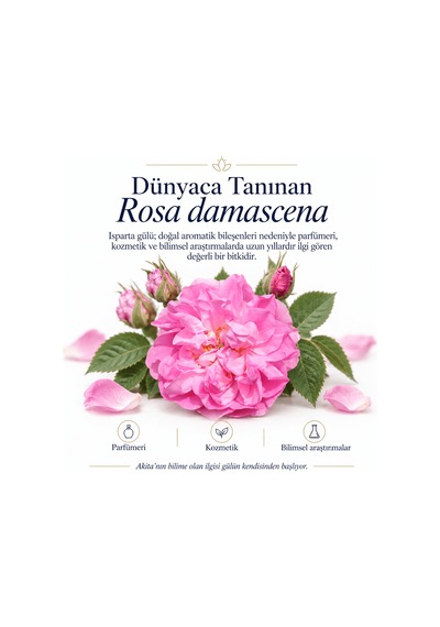 Akita Doğal Yağı Alınmamış Gül Suyu 2 x 250 ML