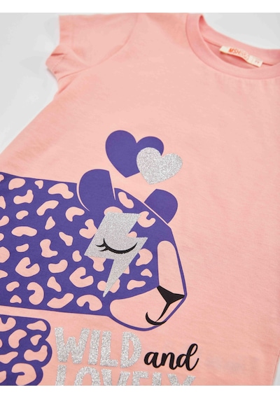 Denokids Mshb&g Leopar Kız Tunik Tayt Takım Çok Renkli