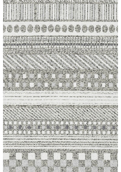 Bukle Gri Beyaz Kilim Yıkanabilir Kaymaz Taban Şönil Kilim Salon Oturma Odası Halısı Bk485
