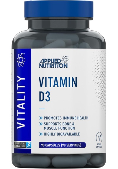 Applied Nutrition Vitamin 3000 Iu D3 Vitamin 90 Caps