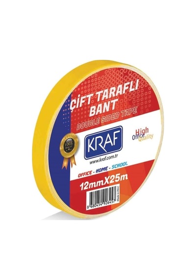 Çift Taraflı Bant 12mmx25m Diğer