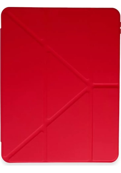 Newface Xiaomi Pad 6 Kılıf Kalemlikli Mars Tablet Kılıfı - Kırmızı