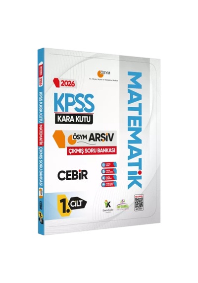 2025 Kpss Matematiğin Kara Kutusu 1. Ve 2.cilt Ösym Çıkmış Soru Bankası 2li Set Video/pdf Çözümlü